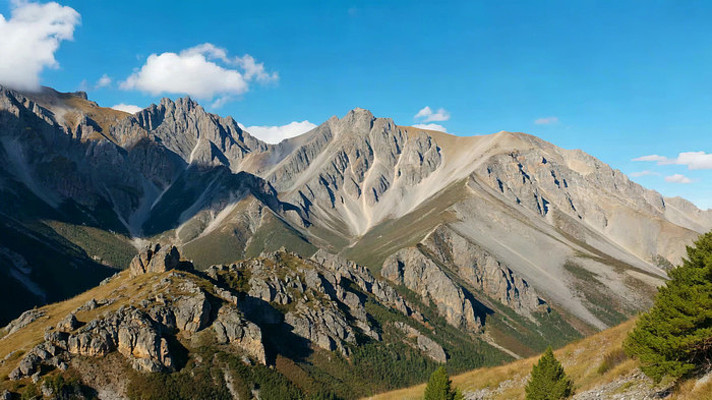 壮丽山脉自然风光全景 壮丽山脉自然风光全景