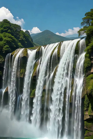 壮丽自然瀑布景观素材 壮丽自然瀑布景观素材