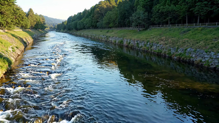 自然风光河流全景 自然风光河流全景