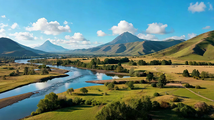 自然风光河流山川全景 自然风光河流山川全景