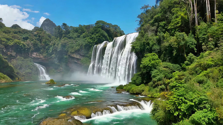 自然景观瀑布素材 自然景观瀑布素材