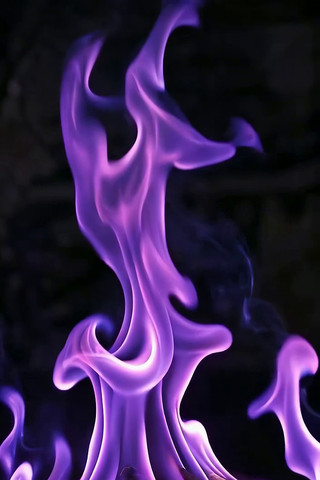紫色火焰燃烧素材 紫色火焰燃烧素材