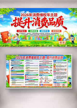 2026年315消费者权益日活动展板 2026年315消费者权益日活动展板