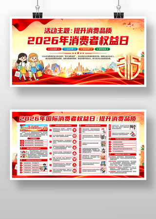 2026年315消费者权益日展板 2026年315消费者权益日展板