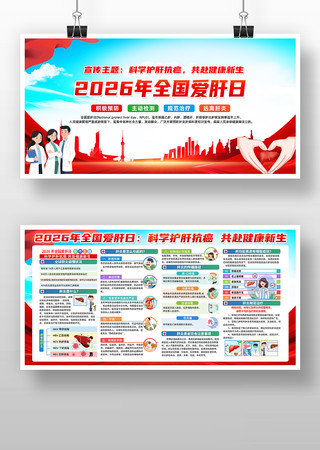 2026年全国爱肝日展板 2026年全国爱肝日展板