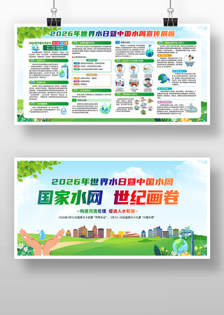 2026年中国水周宣传展板 2026年中国水周宣传展板
