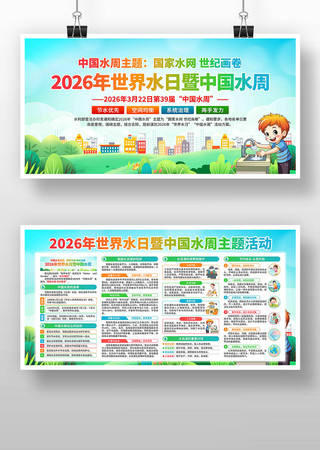 2026年中国水周展板 2026年中国水周展板