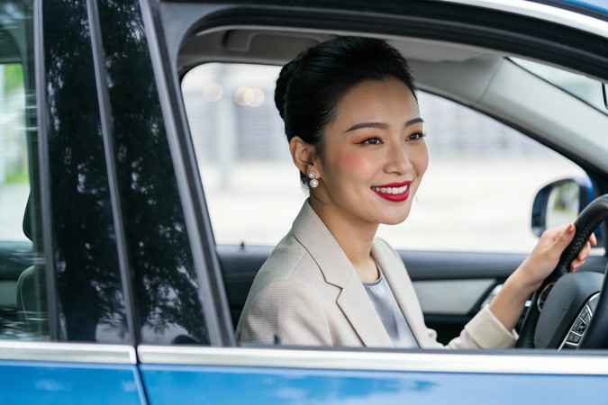 驾驶汽车的女人 驾驶汽车的女人