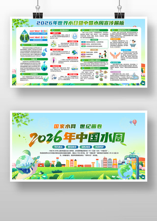 世界水日中国水周展板 世界水日中国水周展板