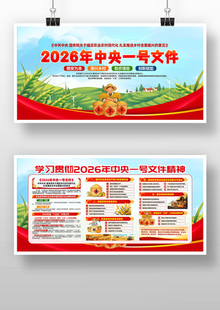 中央一号文件展板 中央一号文件展板