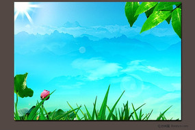 ������ps�羰�����ز� PSD