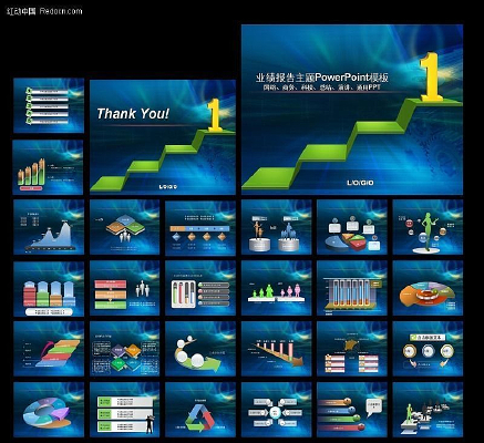 业绩报告PPT模板 ppt