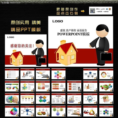 ����ҵ������PPTģ��