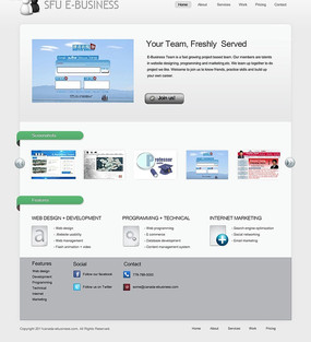 E-business ��վ��ҳģ����� PSD