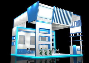 ��ɫ��װչ̨maxģ����� max