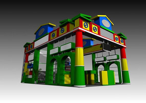 ��ͯ��Ʒչ��3dģ����� max