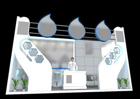 ��ɫ�Ƽ���Ʒչ��maxģ�� max