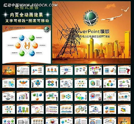 国家电网建设报告总结幻灯片PPT ppt