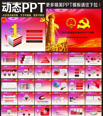 2014最新党建动态ppt ppt