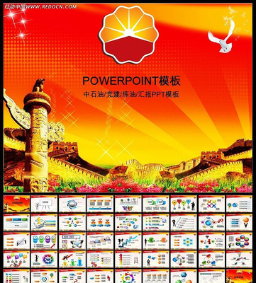 中国石油石化汇报PPT ppt