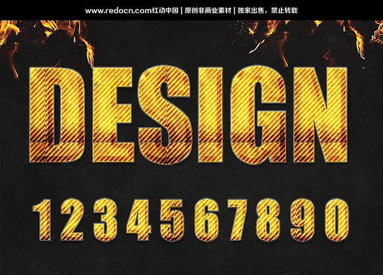 0-9��ɫ��ֹ������� PSD