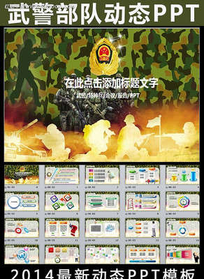 �Բ��侯��װ���첿�Ӷ�̬PPTģ��