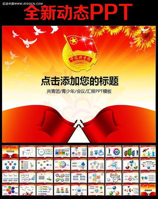 共青团党十八大报告总结会议PPT ppt