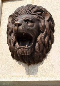 ǽ���ϵĹ�ͭʨ��ͷ����