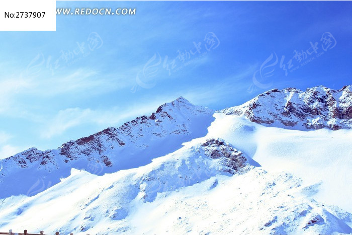 達古冰川雪山山峰