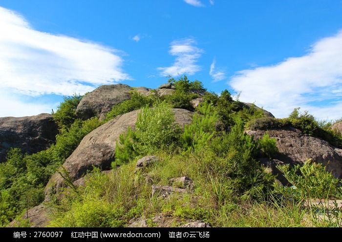 山顶石头