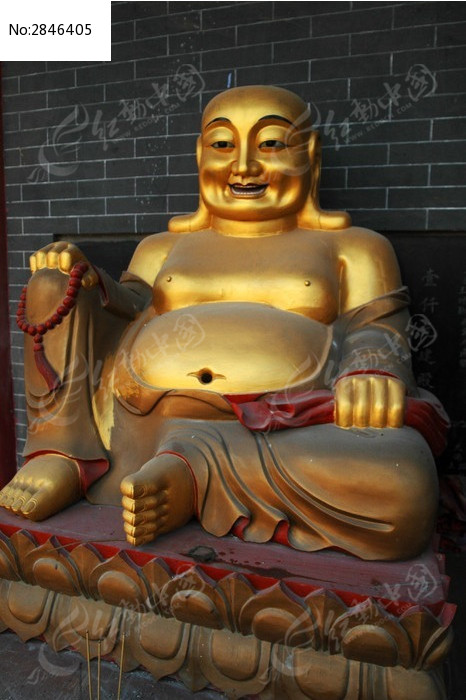 圣佛寺的弥勒佛金像