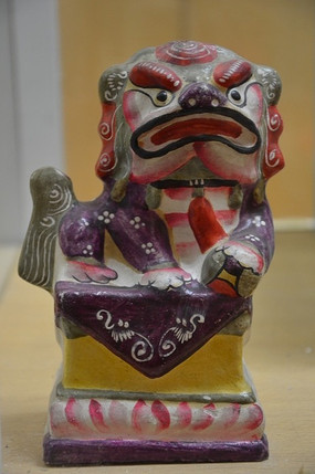 潍坊博物馆馆藏高密泥塑之狮子