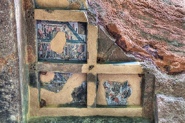 ���ɽʯ�߱ڻ�