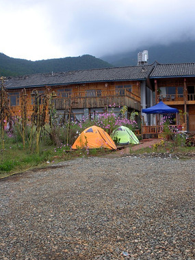 摩挲族民居户外帐篷