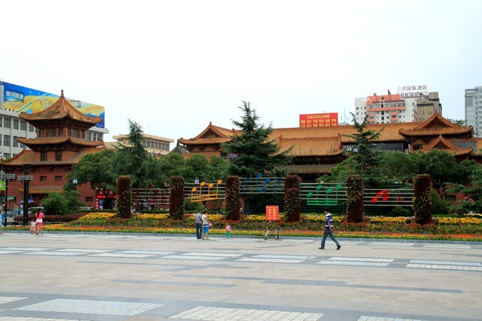 天水市中心广场文庙商场
