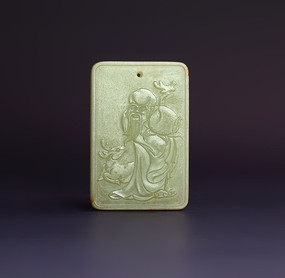 和田玉福禄寿玉牌商业摄影