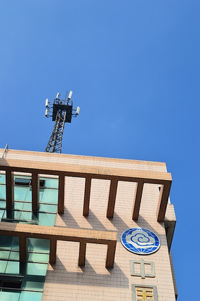 绍兴市气象局的大门