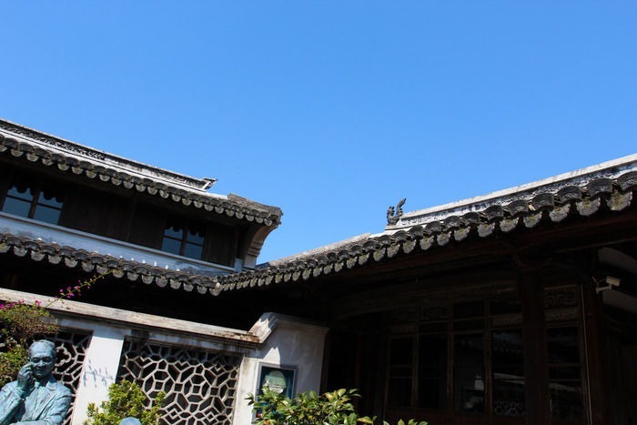 屋上瓦片图片