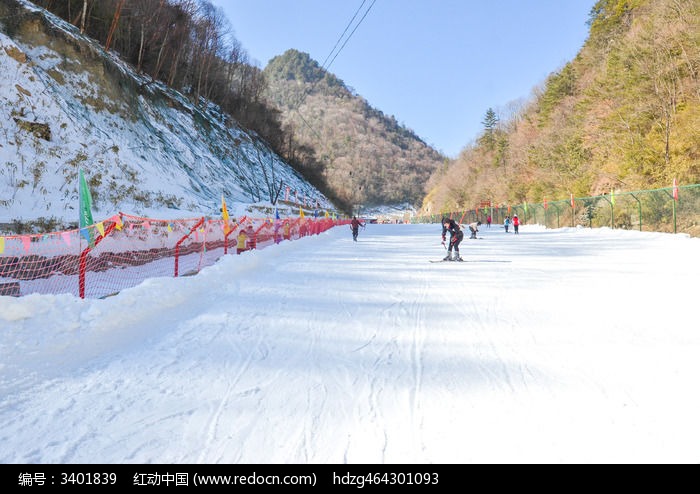 神农架天燕滑雪场初级赛道