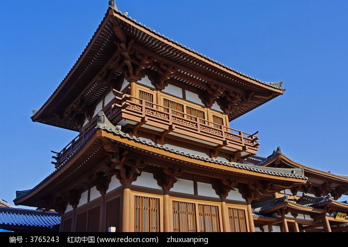 回龙寺建筑特写图片