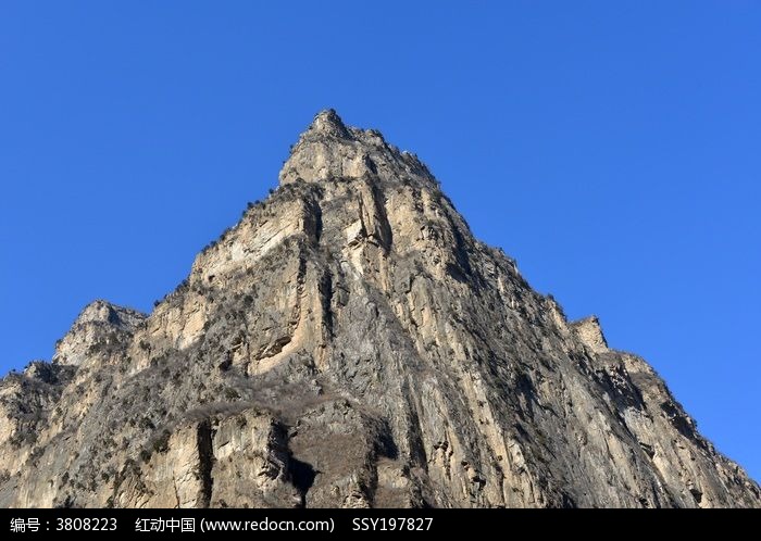 突兀的太行孤峰