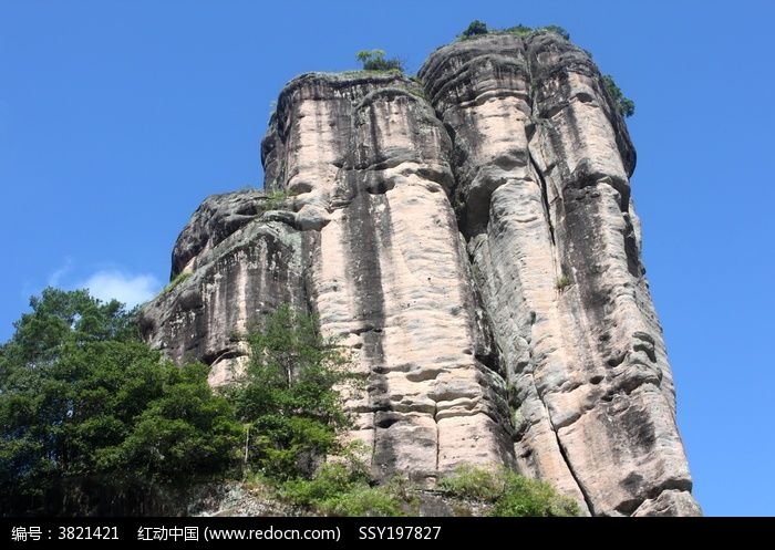 原创摄影图 自然风景 山峰山脉 武夷山陡峭的山崖石壁