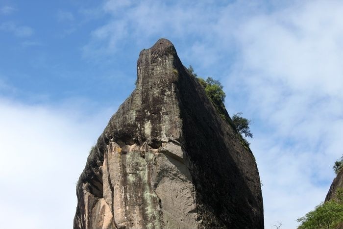 武夷山突兀的山峰