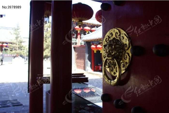 寺庙的山门图片_图片_红动手机版