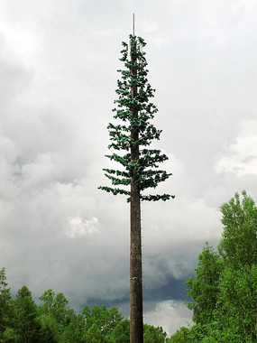 松树形状的通讯塔