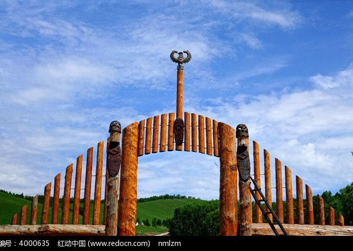 蒙古人的营寨大门