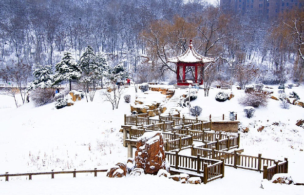 ��ɫ����Զ��ɽѩɽ��