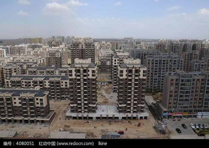 住宅区楼房建筑群