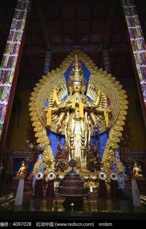 原创摄影图 建筑摄影 教堂寺庙 呼和浩特大召 大殿佛像 素材描述:红动