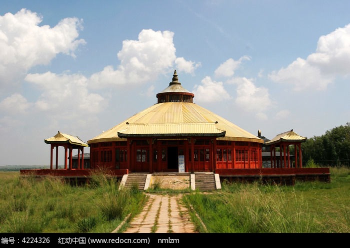 蒙古包式蒙古大帐